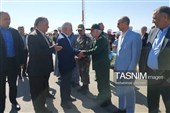 آیین استقبال از وزیر کشور در فرودگاه بین المللی شهید کاوه بیرجند