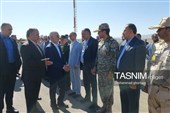آیین استقبال از وزیر کشور در فرودگاه بین المللی شهید کاوه بیرجند