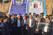 کلنگ‌زنی پروژه ساماندهی ورودی و خروجی پاتاوه با حضور وزیر کار+تصاویر