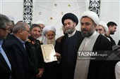 مراسم تودیع و معارفه امام جمعه اهل تسنن شهر هشتجین
