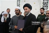 مراسم تودیع و معارفه امام جمعه اهل تسنن شهر هشتجین