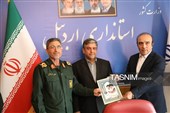 دیدار فرماندهان سپاه و نیروی انتظامی، مرزبانی استان با استاندار اردبیل به‌مناسبت هفته دولت