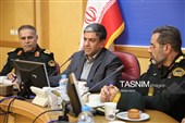 دیدار فرماندهان سپاه و نیروی انتظامی، مرزبانی استان با استاندار اردبیل به‌مناسبت هفته دولت