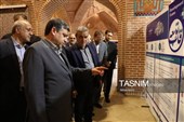 آیین گشایش نمایشگاه قاب توسعه با حضور استاندار اردبیل