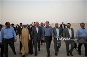 بازدید وزیر اقتصاد از صنایع آسیب‌دیده عسلویه در جنگ رمضان