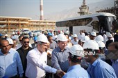 بازدید وزیر اقتصاد از صنایع آسیب‌دیده عسلویه در جنگ رمضان