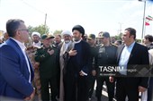 حضور نماینده ولی‌فقیه و فرمانده نظامی و انتظامی استان در عنبران