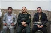 حضور نماینده ولی‌فقیه و فرمانده نظامی و انتظامی استان در عنبران
