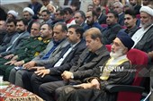 حضور نماینده ولی‌فقیه و فرمانده نظامی و انتظامی استان در عنبران