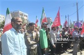 تجمع اعتراضی و برخورد با بی حجابی در شهر بیرجند
