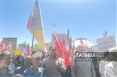تجمع اعتراضی و برخورد با بی حجابی در شهر بیرجند