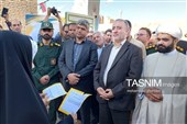 افتتاح همزمان پروژه های هفته دولت در شهرستان بشرویه