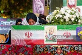وداع با پیکر شهید مدافع امنیت در بجنورد
