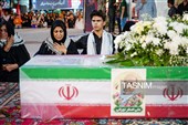 وداع با پیکر شهید مدافع امنیت در بجنورد