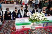 وداع با پیکر شهید مدافع امنیت در بجنورد