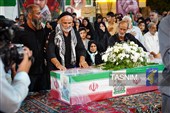 وداع با پیکر شهید مدافع امنیت در بجنورد