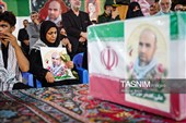 وداع با پیکر شهید مدافع امنیت علی‌اصغر نورانی  در بجنورد