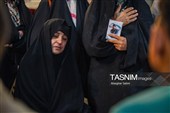وداع با پیکر شهید مدافع امنیت علی‌اصغر نورانی  در بجنورد