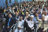گرامیداشت شهدای کارمند در گلستان شهدای اصفهان