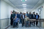 آیین کلنگ زنی احداث سالن 350 نفری آمفی تئاتر بیمارستان ایثار اردبیل