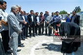 آیین کلنگ زنی احداث سالن 350 نفری آمفی تئاتر بیمارستان ایثار اردبیل