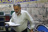 حال و هوای حرم مطهر رضوی در شب ولادت نبی اکرم صلی‌الله‌علیه‌وآله و امام صادق علیه‌السلام