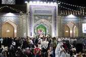 حال و هوای حرم مطهر رضوی در شب ولادت نبی اکرم صلی‌الله‌علیه‌وآله و امام صادق علیه‌السلام