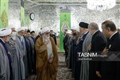آیین اعطای احکام خدمه حرم مطهر رضوی