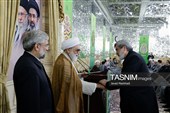 آیین اعطای احکام خدمه حرم مطهر رضوی