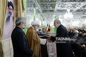 آیین اعطای احکام خدمه حرم مطهر رضوی
