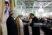 آیین اعطای احکام خدمه حرم مطهر رضوی