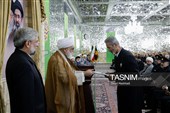 آیین اعطای احکام خدمه حرم مطهر رضوی