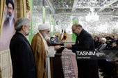 آیین اعطای احکام خدمه حرم مطهر رضوی
