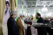 آیین اعطای احکام خدمه حرم مطهر رضوی