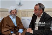 دیدار عیدانه استاندار خراسان جنوبی با والدین گرانقدر سرلشکر شهید کاظمی