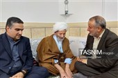 دیدار عیدانه استاندار خراسان جنوبی با والدین گرانقدر سرلشکر شهید کاظمی