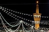 أجواء الحرم الرضوی المطهر فی لیلة میلاد النبی الأکرم (ص) والإمام الصادق (ع)