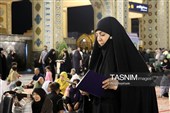 أجواء الحرم الرضوی المطهر فی لیلة میلاد النبی الأکرم (ص) والإمام الصادق (ع)