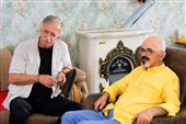 همایون اسعدیان و ابوالحسن داوودی به دیدار مهدی فخیم‌زاده رفتند
