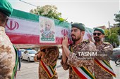 تشییع پیکر شهید مدافع وطن علی‌اصغر نورانی