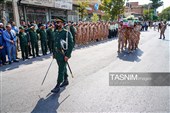 تشییع پیکر شهید مدافع وطن علی‌اصغر نورانی