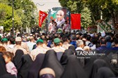 تشییع پیکر شهید مدافع وطن علی‌اصغر نورانی