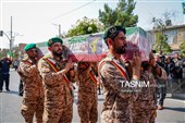 تشییع پیکر شهید مدافع وطن علی‌اصغر نورانی