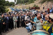 بازدید وزیر میراث‌فرهنگی از روستای گردشگری گازرخان الموت قزوین
