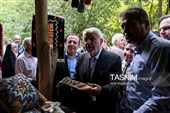 بازدید وزیر میراث‌فرهنگی از روستای گردشگری گازرخان الموت قزوین