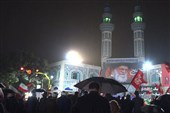 نمایش همدلی مردم اردبیل درهوای بارانی