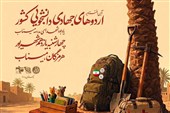 برگزاری آیین افتتاحیه اردوهای جهادی دانشجویی کشور در شهرستان میناب