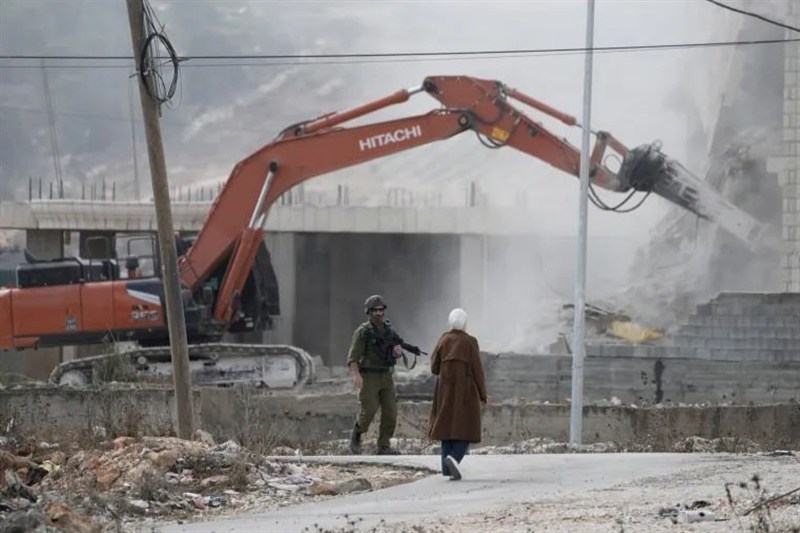 Israeli Regime Forces Raze West Bank Homes As EU Weighs Ban on Settlement Goods