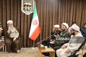 دیدار کاروان وحدت روحانیون تشیع و اهل‌سنت با نماینده ولی‌فقیه در کردستان