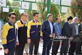 آیین گلباران و عطرافشانی قبور مطهر شهدا در اراک